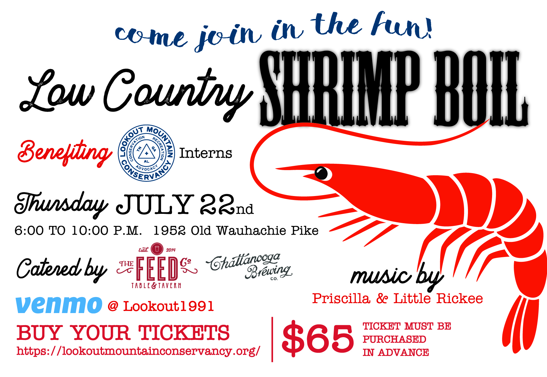 Shrimp Boil 2021 – Lookout Mountain Conservancy