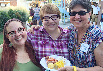 shrimp boil attendees