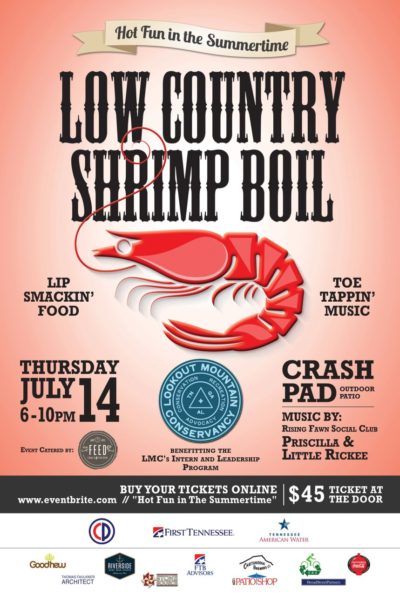 July 14th : Lookout Mountain Conservancy Low Country Shrimp Boil ...